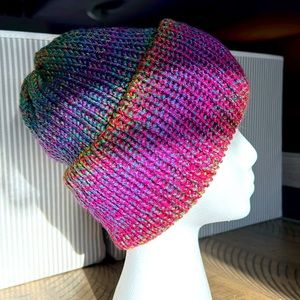 Handmade Knit Womens/Girls Beanie and Infinity Scarf  NEW